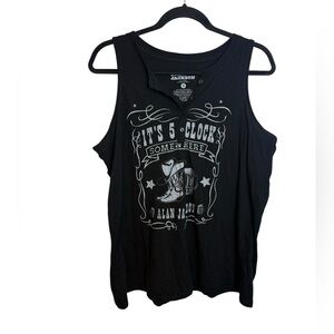 Goodie Two Sleeves Alan Jackson It’s 5 O’Clock Somewhere Graphic Tank